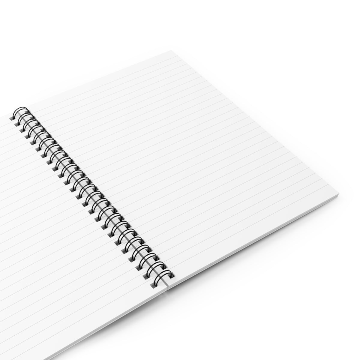Floral 'Notes' Spiral Notebook – Ruled Journal with Blue & Purple Blooms