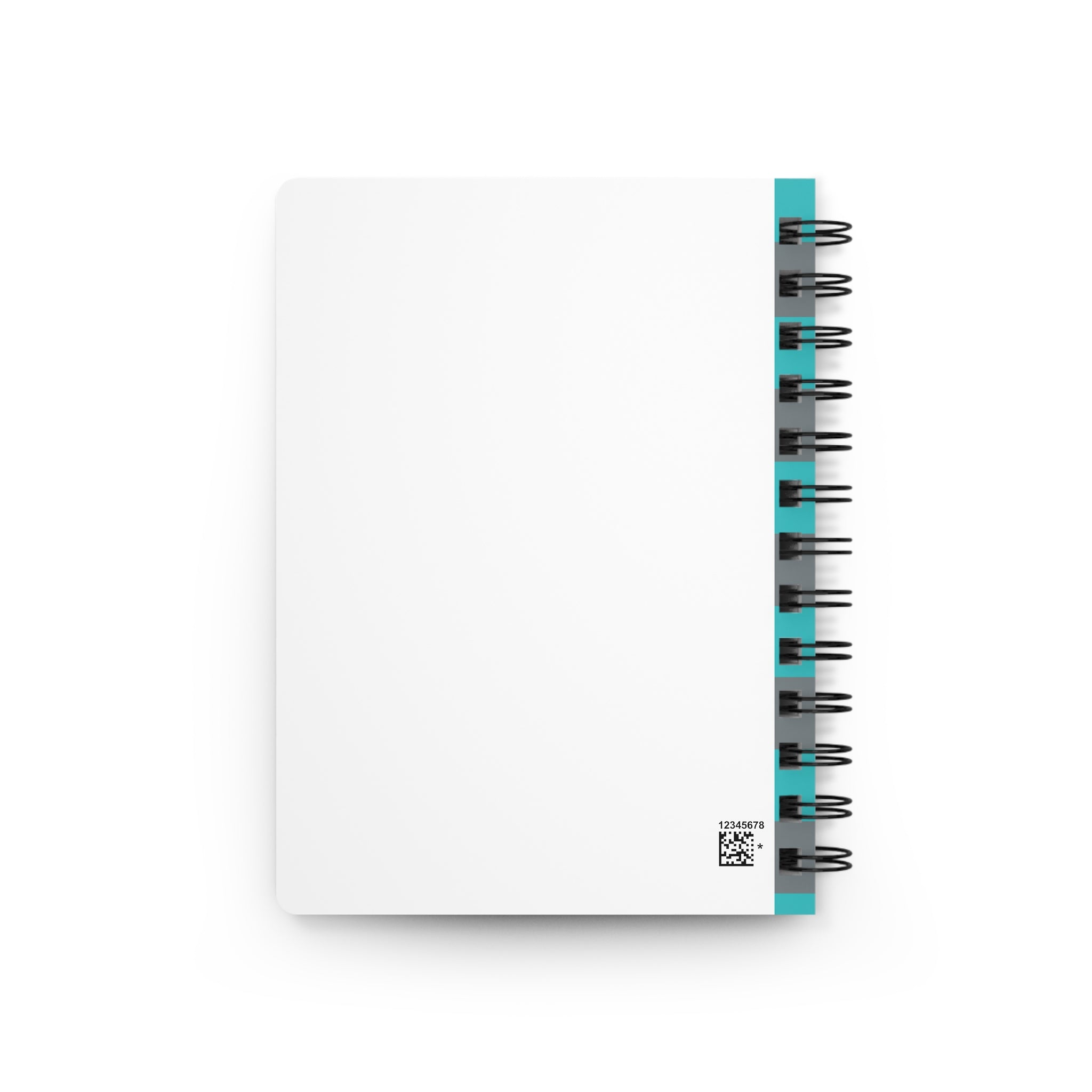 Spiral Notebook — "Shit I Can't Forget" Teal Checkerboard Journal
